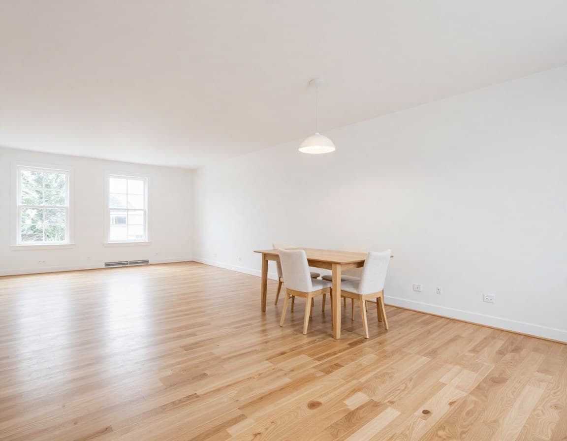 Leerer Raum: Esszimmer vor Klassisch Virtual Staging